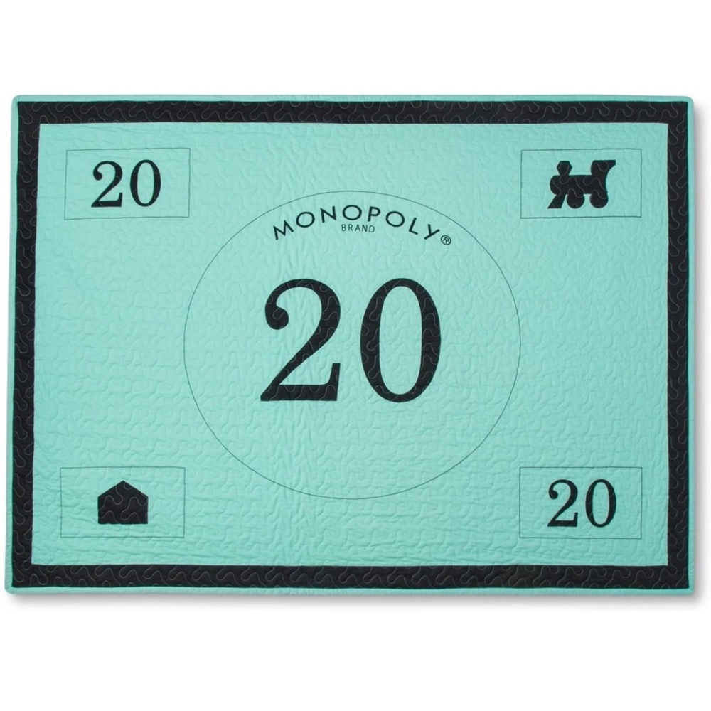 NWT MONOPOLY BLANKET by “Junk Food”